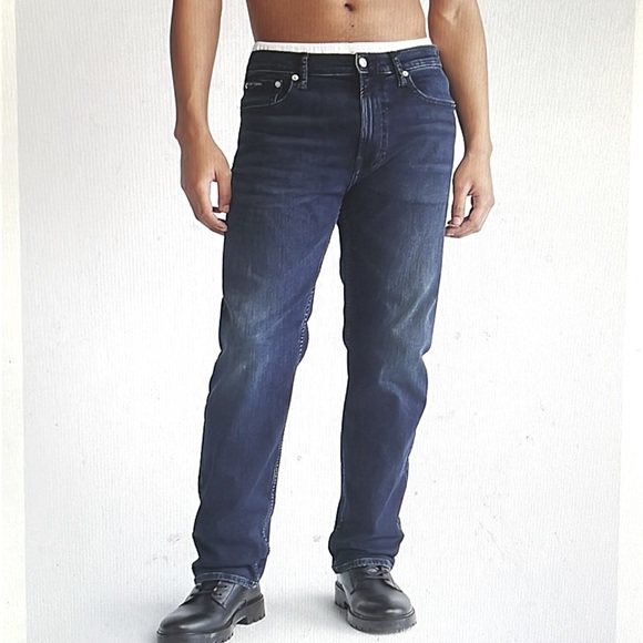 Calvin Klein relaxed straight jeans 36 X. 29.5 - Picture 1 of 8